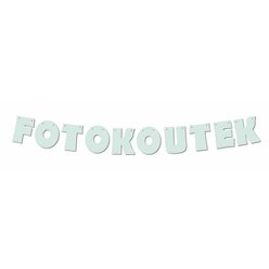 Girlanda " FOTOKOUTEK " mint perleť